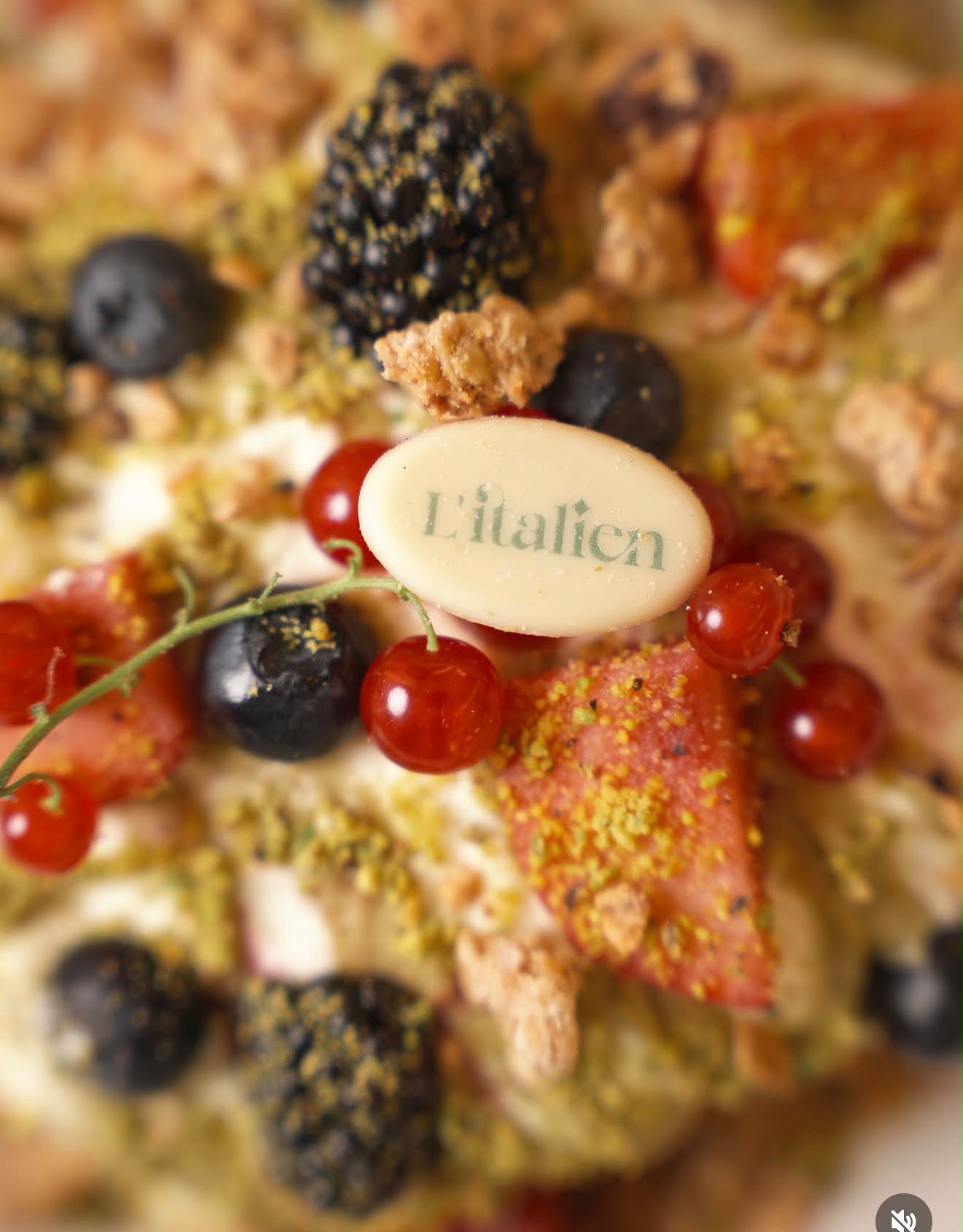 Création fruitée signature L’Italien